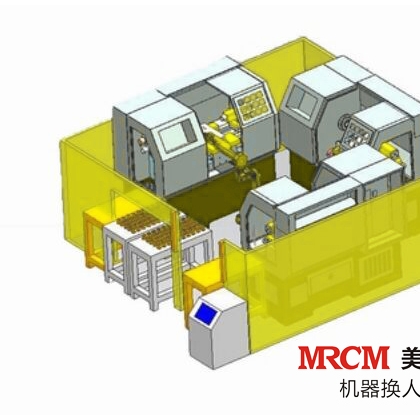 工业机器人，机床上下料机器人，机械臂，FANUC