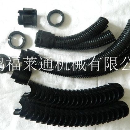 甘肃智能机器人用双开口尼龙软管 双层剖开自锁式波纹管
