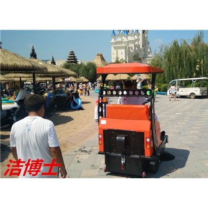 洁博士小型扫地车客户案例—伊利乳业