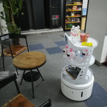 传菜餐车 多层餐车 送餐机器人  无轨餐车