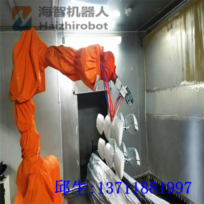 自动喷涂机器人，喷漆机械手价格便宜，佛山中山东莞喷漆机器人