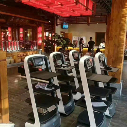 普渡送餐机器人 传菜机器人 大承载量自主送餐机器人