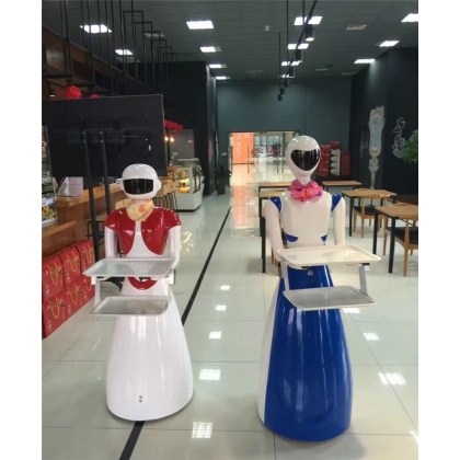 HCROBOT-80SB 餐厅送餐机器人 服务员 餐饮美女迎宾智能机器人 4S女神