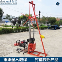 BZ-30S小型工程勘探钻机 浅层岩心取样机带卷扬汽油机带动