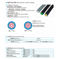 铠装气吹光缆