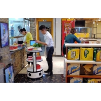 机器人厂家直供  送餐传菜机器人 餐厅送餐传菜