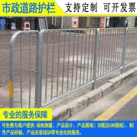 深圳城中村路中分流隔离栏 镀锌港式栏杆现货 汕头市政防撞护栏