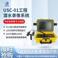 USC-01工程潜水录像系统港口码头大坝桥梁手持水下检测船底