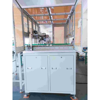方形铝壳电池包膜手动工装